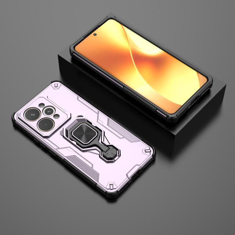For Realme 15 Pro 5G Metal Kickstand TPU Hybrid PC Phone Case