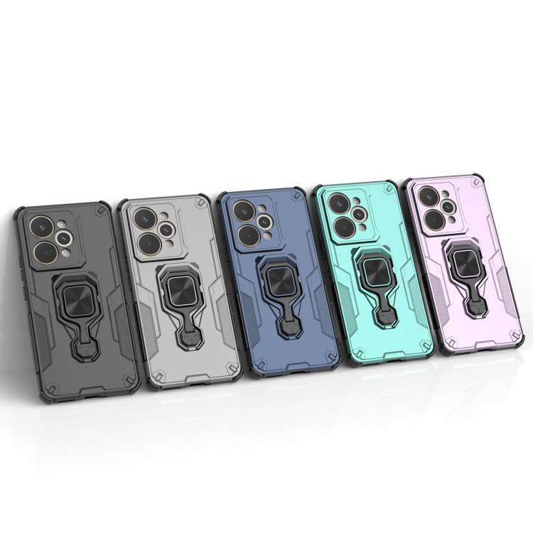 For Realme 15 Pro 5G Metal Kickstand TPU Hybrid PC Phone Case