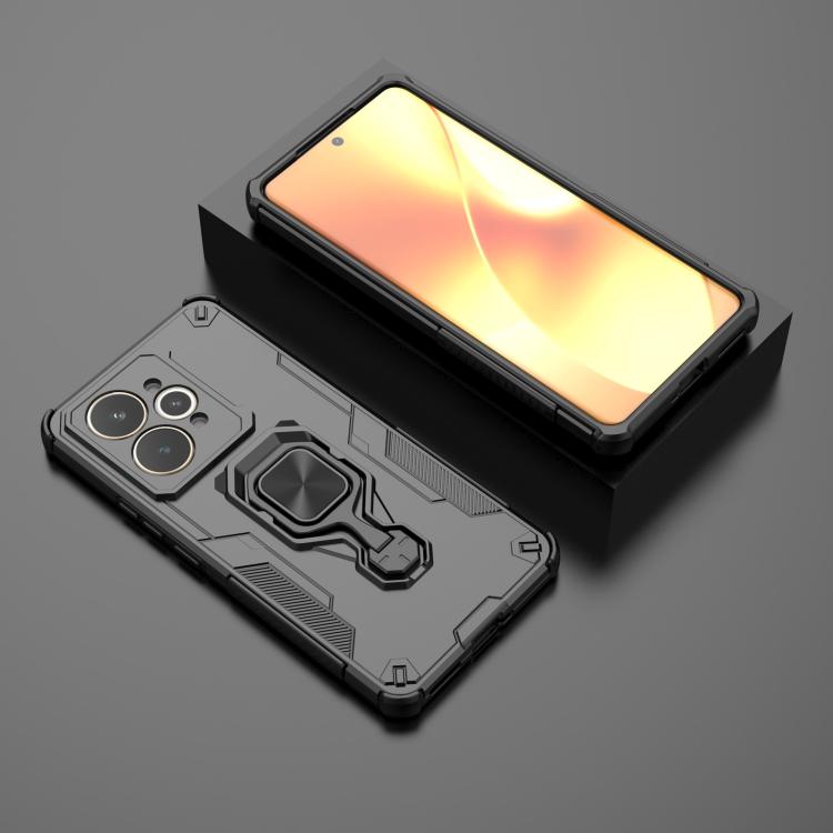 For Realme 15 5G Metal Kickstand TPU Hybrid PC Phone Case