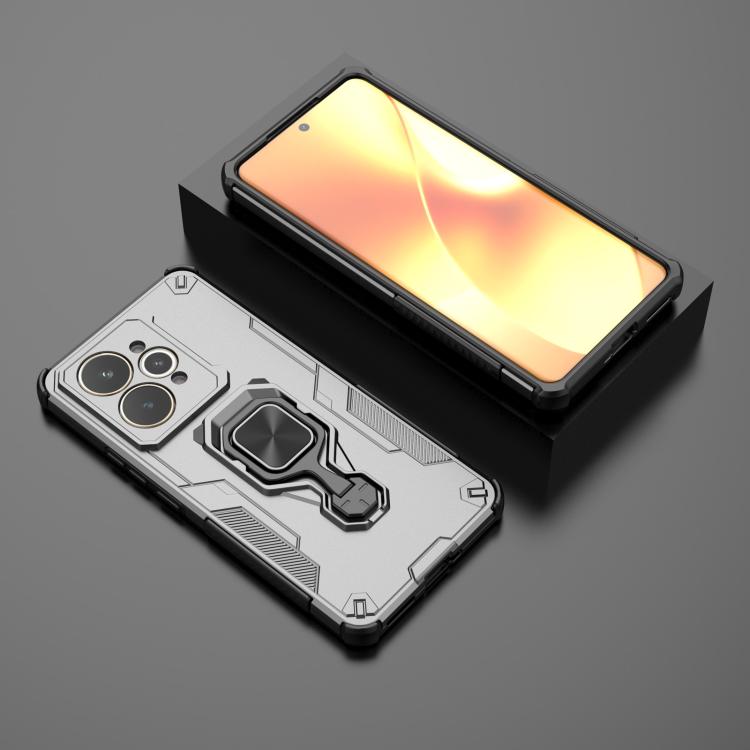 For Realme 15 5G Metal Kickstand TPU Hybrid PC Phone Case