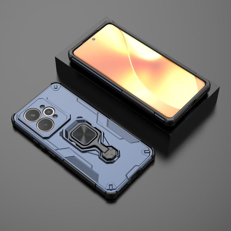 For Realme 15 5G Metal Kickstand TPU Hybrid PC Phone Case