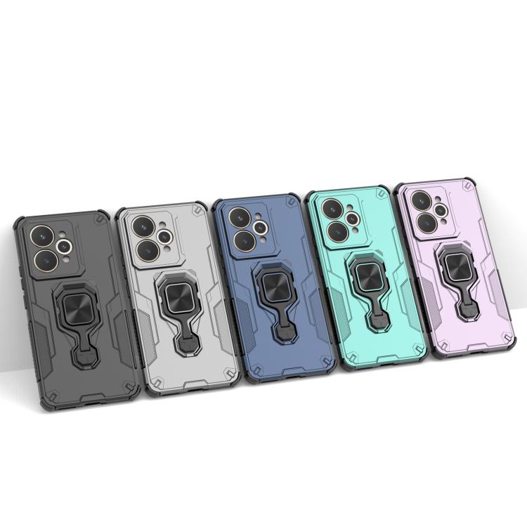 For Realme 15 5G Metal Kickstand TPU Hybrid PC Phone Case