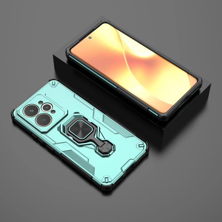 For Realme 15 5G Metal Kickstand TPU Hybrid PC Phone Case