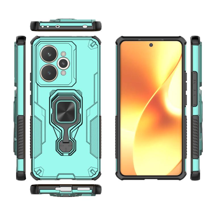 For Realme 15 5G Metal Kickstand TPU Hybrid PC Phone Case