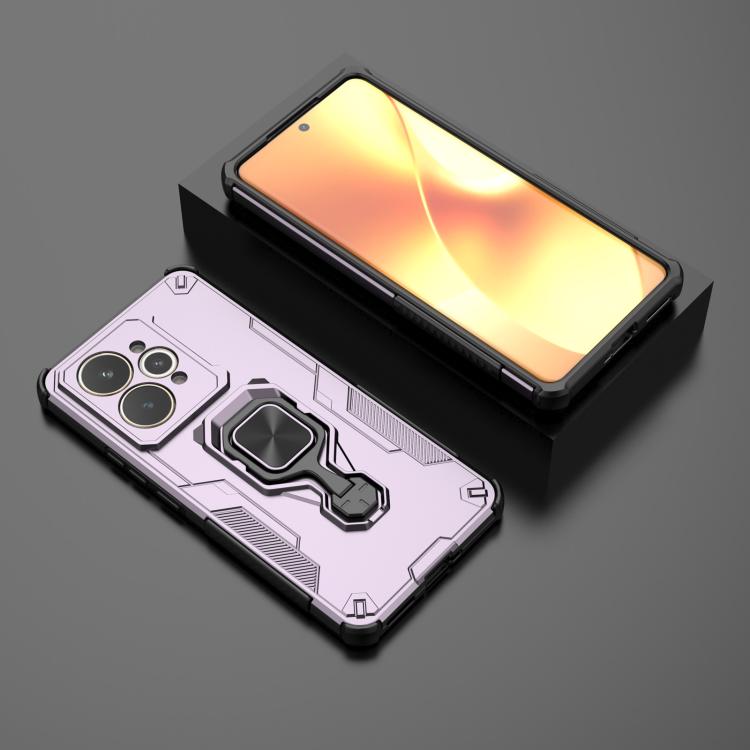 For Realme 15 5G Metal Kickstand TPU Hybrid PC Phone Case