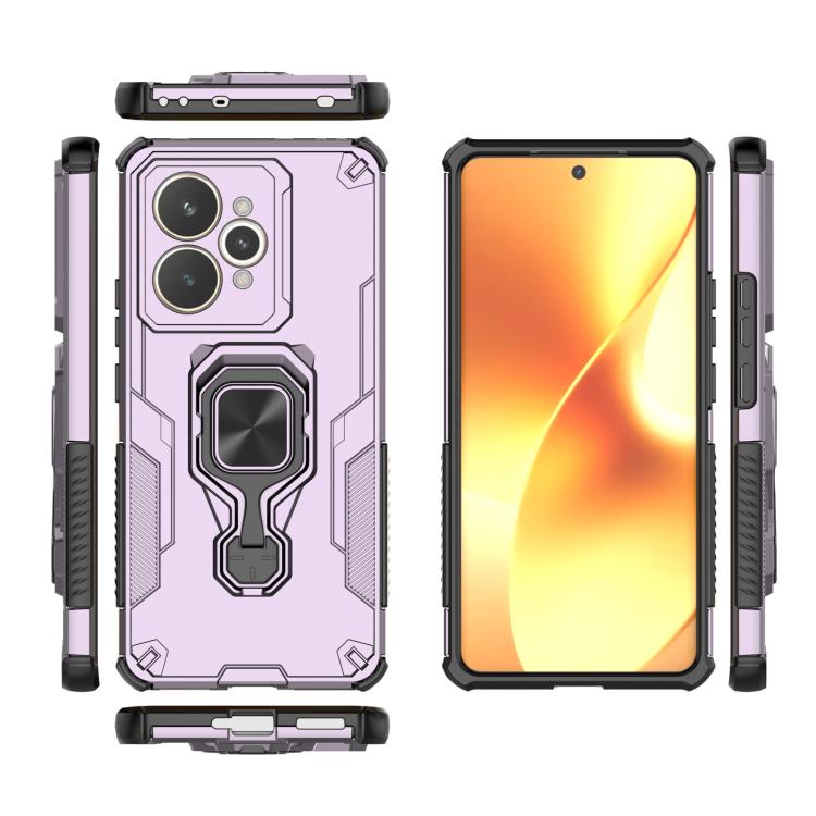 For Realme 15 5G Metal Kickstand TPU Hybrid PC Phone Case
