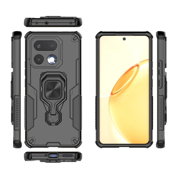 For Realme 16 Pro+ 5G Metal Kickstand TPU Hybrid PC Phone Case