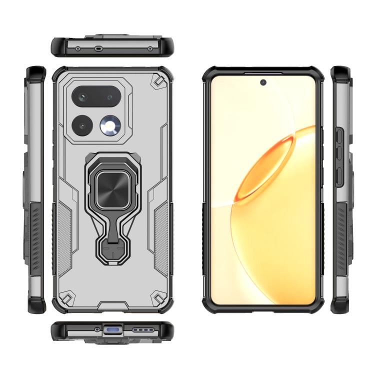 For Realme 16 Pro+ 5G Metal Kickstand TPU Hybrid PC Phone Case