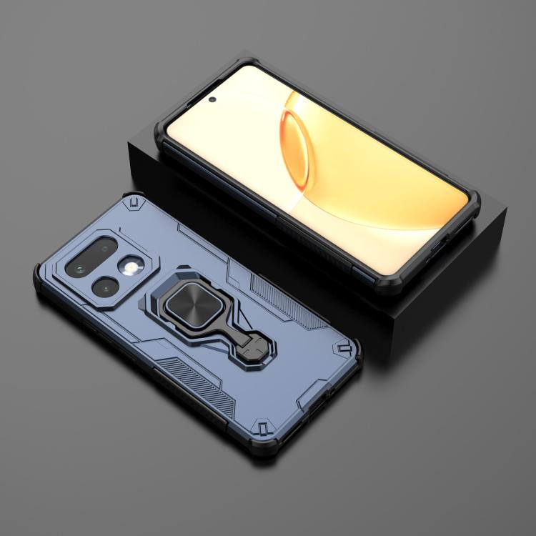 For Realme 16 Pro+ 5G Metal Kickstand TPU Hybrid PC Phone Case