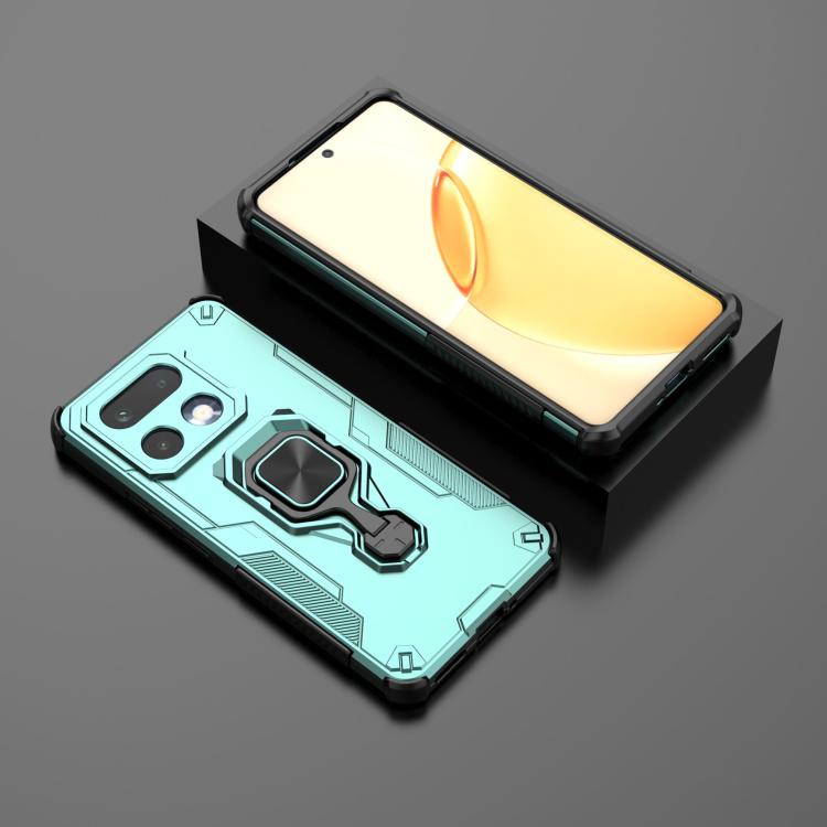For Realme 16 Pro+ 5G Metal Kickstand TPU Hybrid PC Phone Case