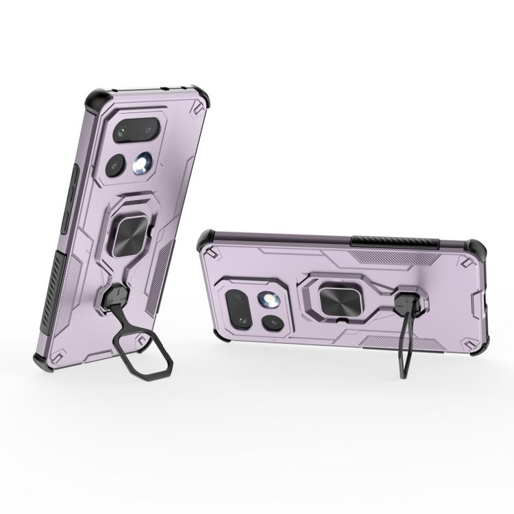 For Realme 16 Pro+ 5G Metal Kickstand TPU Hybrid PC Phone Case