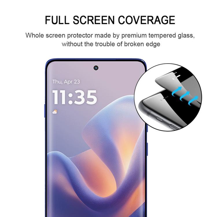 For Motorola Edge 60 Pro 25pcs 3D Curved Edge Full Screen Tempered Glass Film