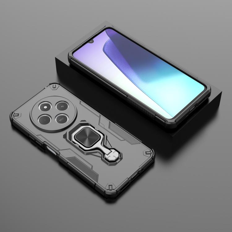 For Redmi 14C 4G Metal Kickstand TPU Hybrid PC Phone Case