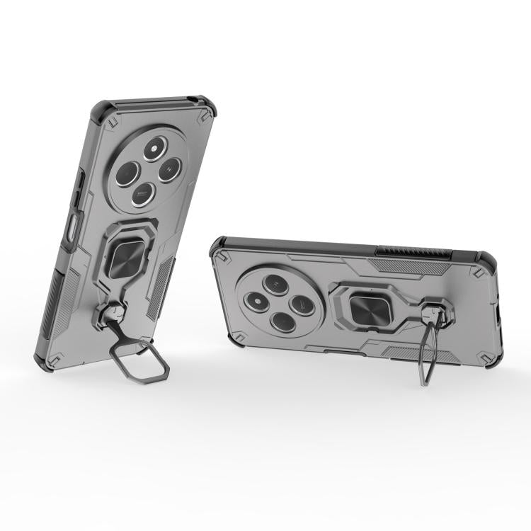 For Redmi 14C 4G Metal Kickstand TPU Hybrid PC Phone Case