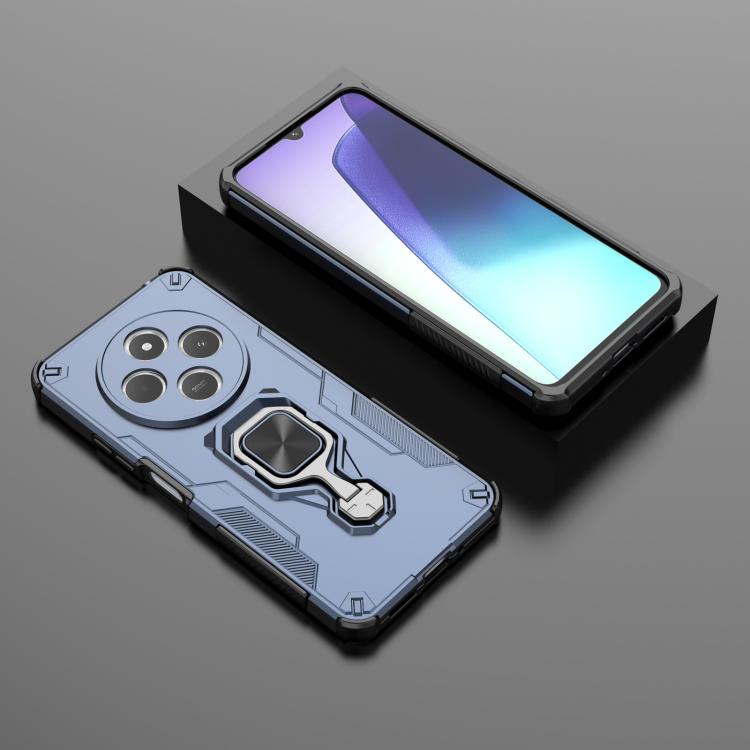 For Redmi 14C 4G Metal Kickstand TPU Hybrid PC Phone Case