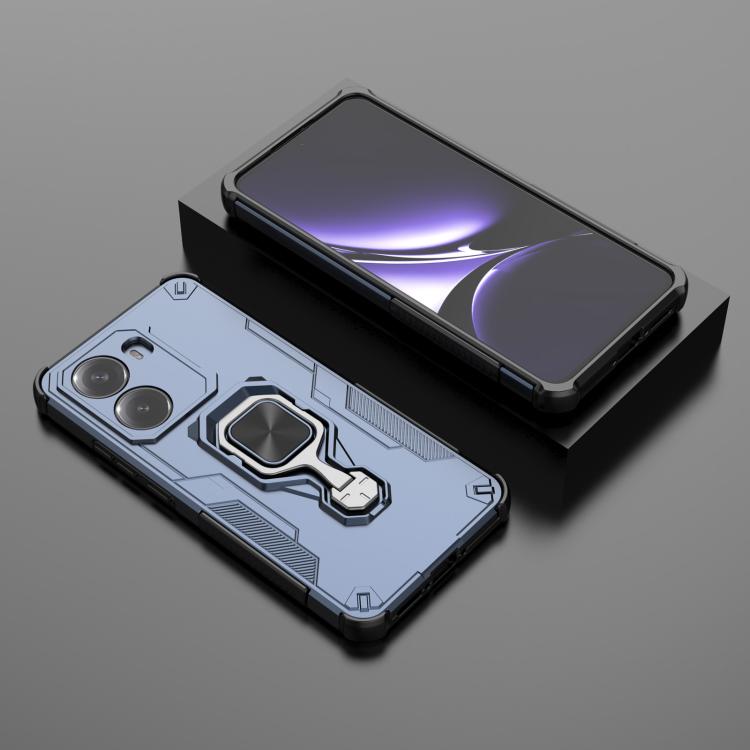 For Redmi Turbo 4 Metal Kickstand TPU Hybrid PC Phone Case