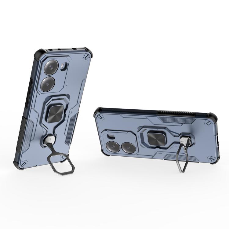 For Redmi Turbo 4 Metal Kickstand TPU Hybrid PC Phone Case