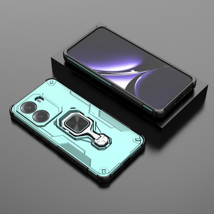 For Redmi Turbo 4 Metal Kickstand TPU Hybrid PC Phone Case