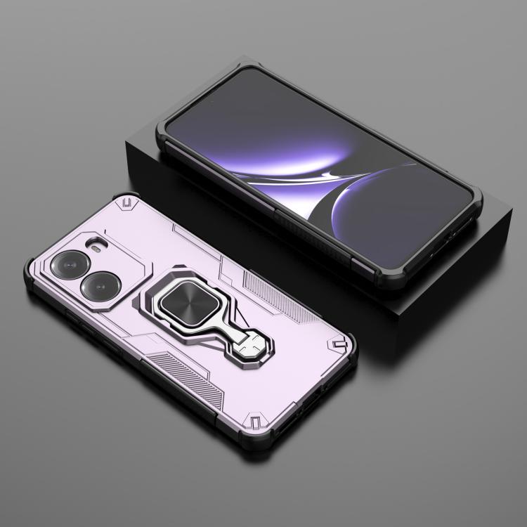 For Redmi Turbo 4 Metal Kickstand TPU Hybrid PC Phone Case