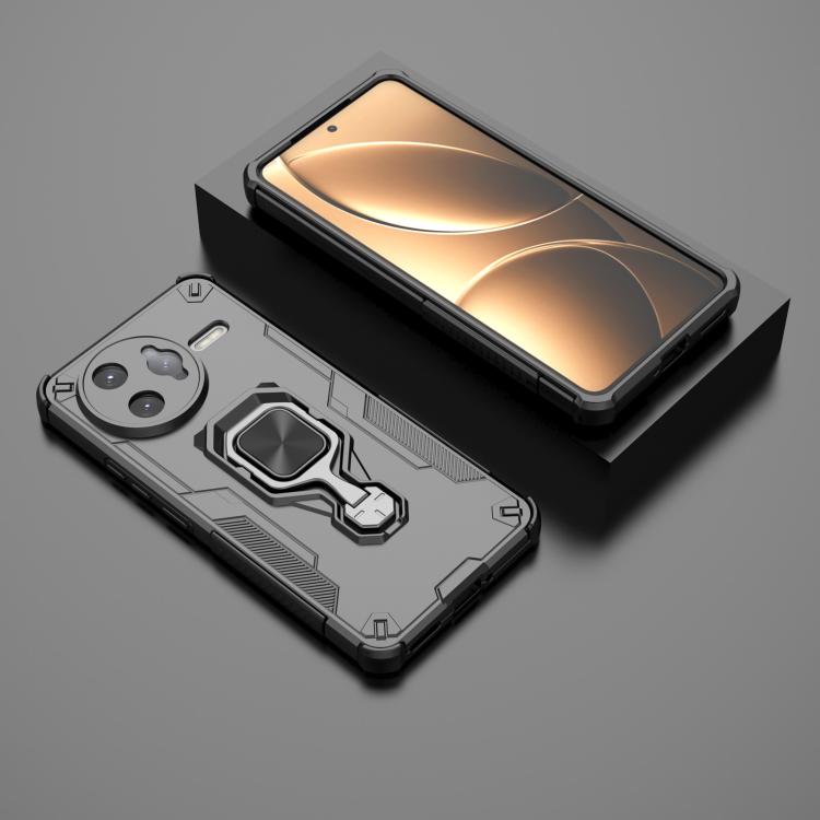 For Redmi K80 Pro Metal Kickstand TPU Hybrid PC Phone Case