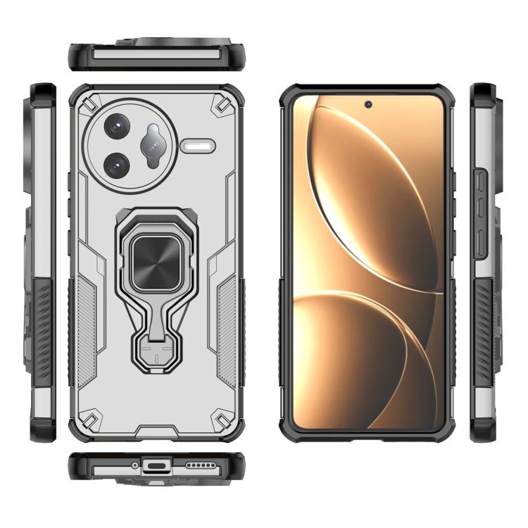 For Redmi K80 Pro Metal Kickstand TPU Hybrid PC Phone Case