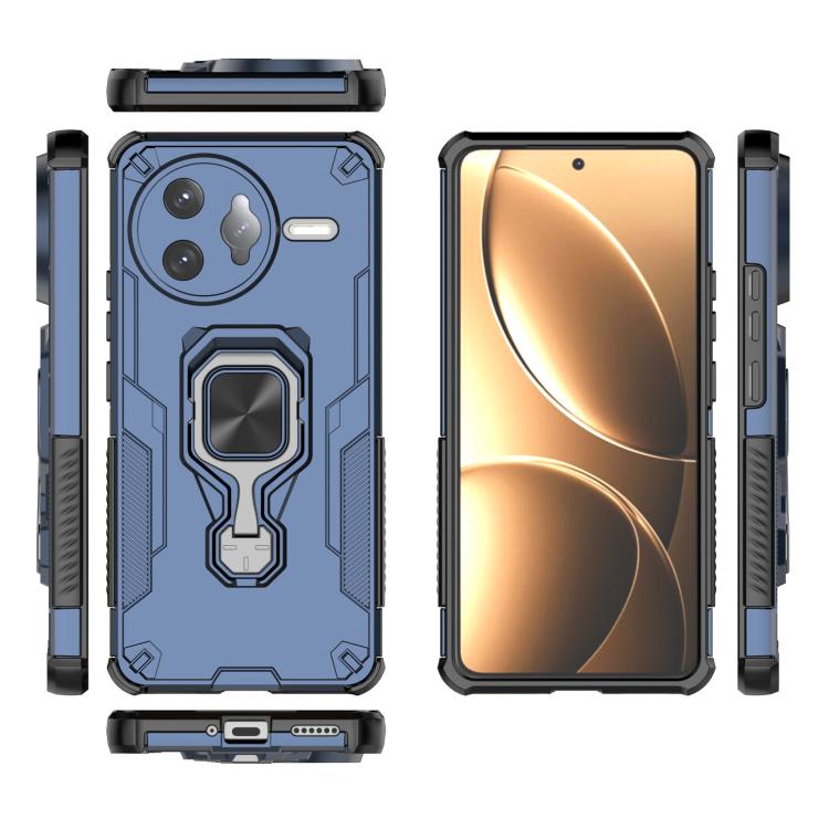 For Redmi K80 Pro Metal Kickstand TPU Hybrid PC Phone Case