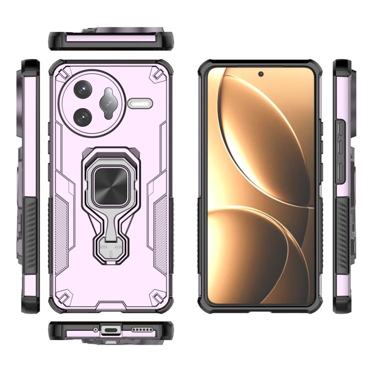 For Redmi K80 Pro Metal Kickstand TPU Hybrid PC Phone Case