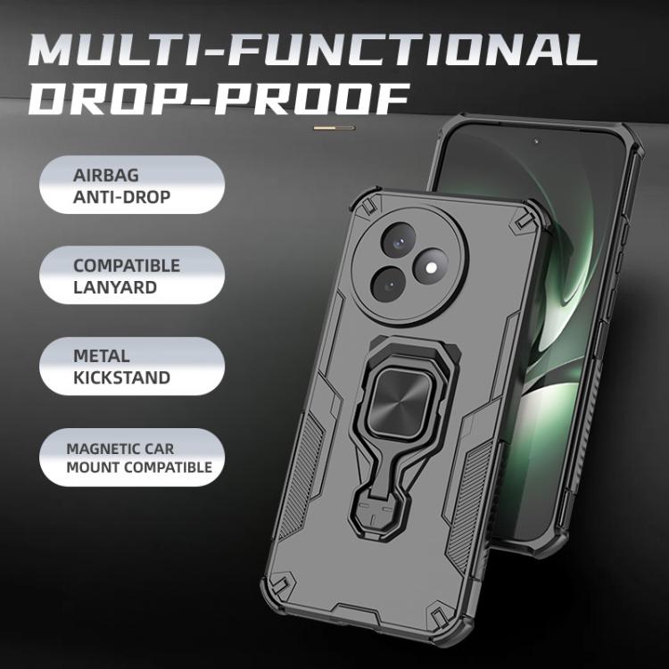 For Redmi K80 Ultra Metal Kickstand TPU Hybrid PC Phone Case