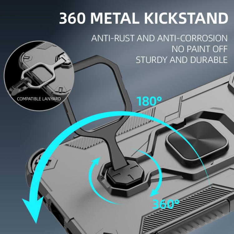 For Redmi K80 Ultra Metal Kickstand TPU Hybrid PC Phone Case