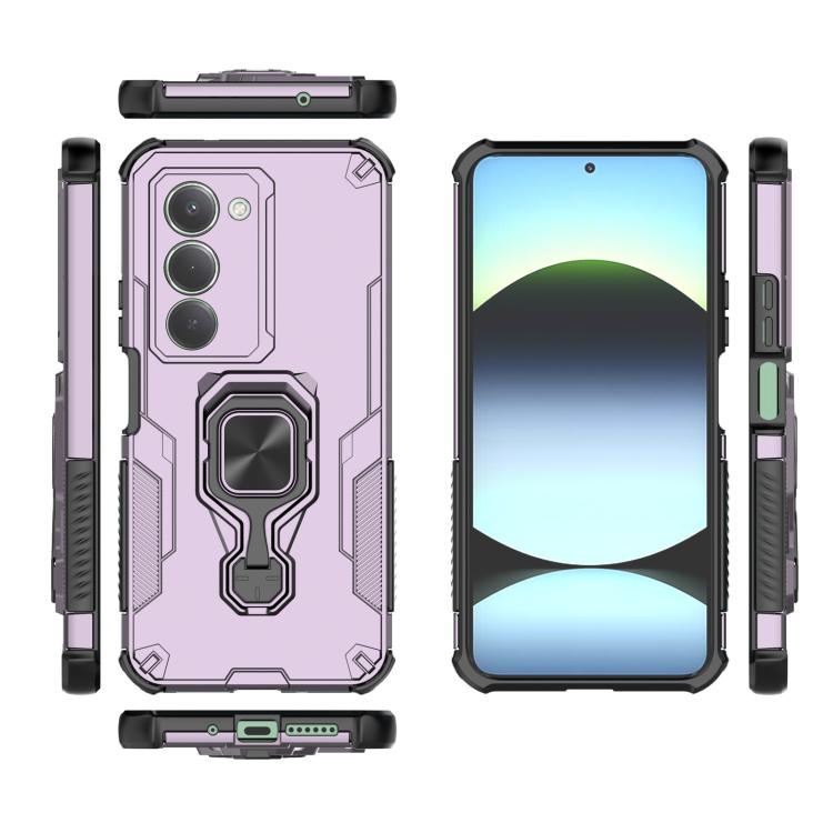 For Redmi 15 5G Global/15 4G SEA 169mm Metal Kickstand TPU Hybrid PC Phone Case