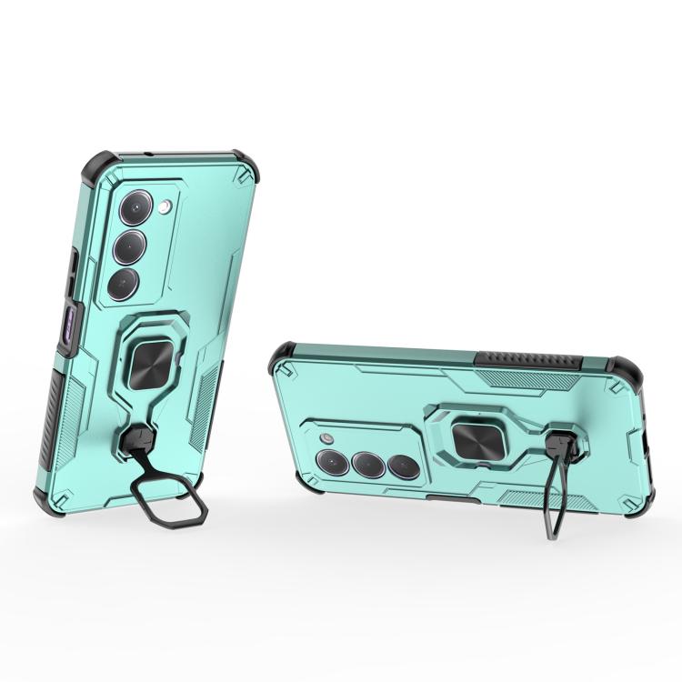 For Redmi 15 5G / 4G EU 171mm Metal Kickstand TPU Hybrid PC Phone Case