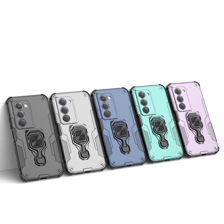 For Redmi 15 5G / 4G EU 171mm Metal Kickstand TPU Hybrid PC Phone Case