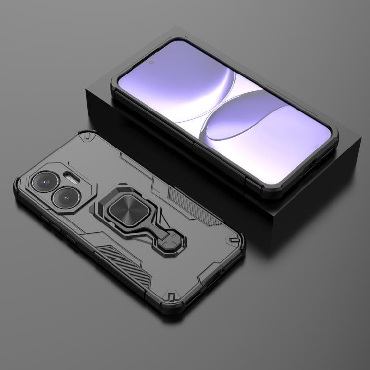 For Redmi Turbo 4 Pro Metal Kickstand TPU Hybrid PC Phone Case