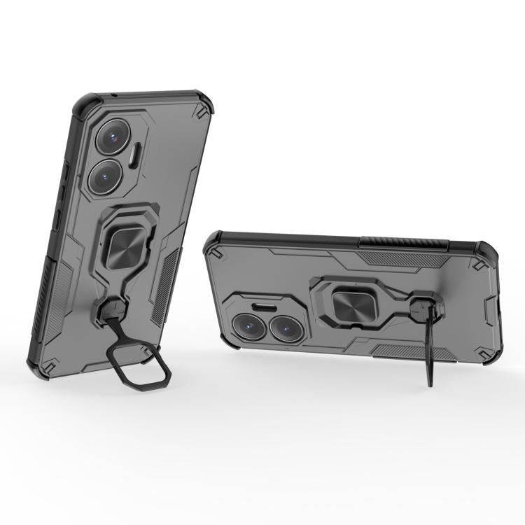 For Redmi Turbo 4 Pro Metal Kickstand TPU Hybrid PC Phone Case