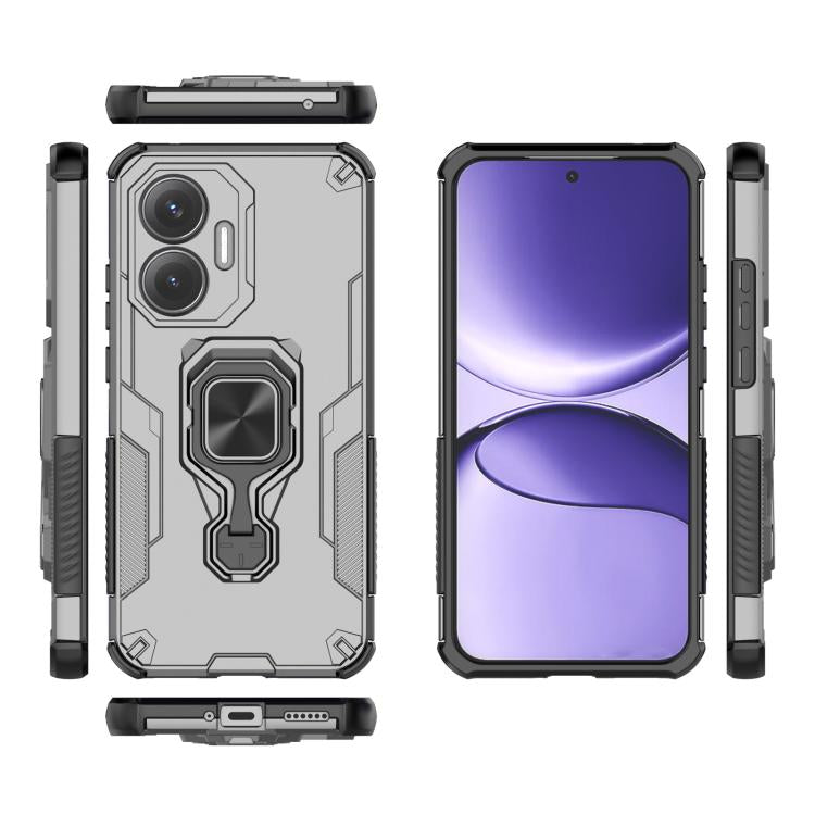 For Redmi Turbo 4 Pro Metal Kickstand TPU Hybrid PC Phone Case