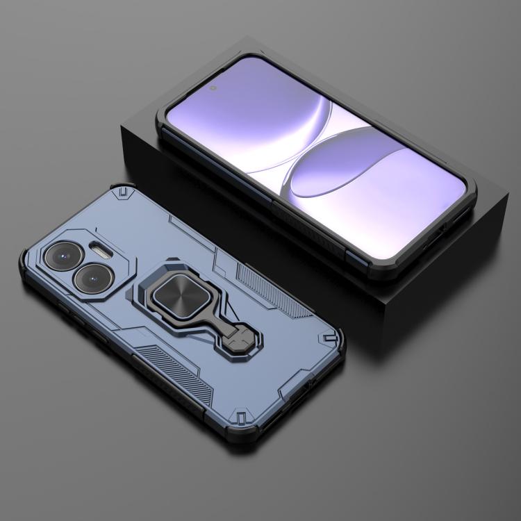 For Redmi Turbo 4 Pro Metal Kickstand TPU Hybrid PC Phone Case