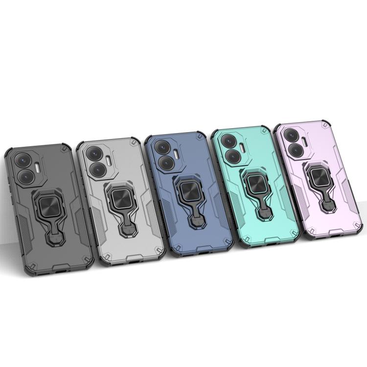 For Redmi Turbo 4 Pro Metal Kickstand TPU Hybrid PC Phone Case