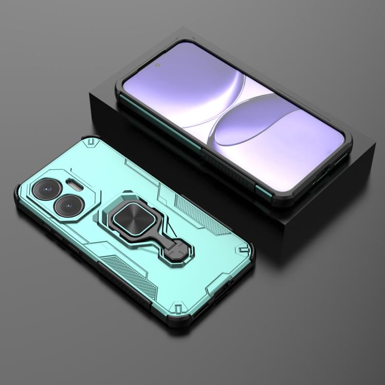 For Redmi Turbo 4 Pro Metal Kickstand TPU Hybrid PC Phone Case