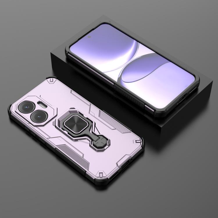 For Redmi Turbo 4 Pro Metal Kickstand TPU Hybrid PC Phone Case