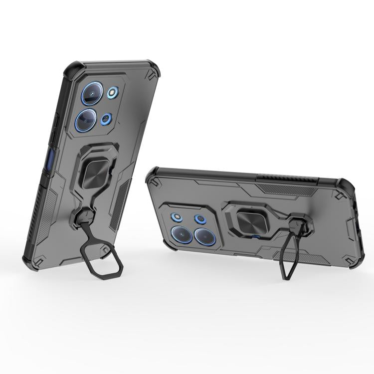 For Redmi 15C 5G / 4G Global 171mm Metal Kickstand TPU Hybrid PC Phone Case