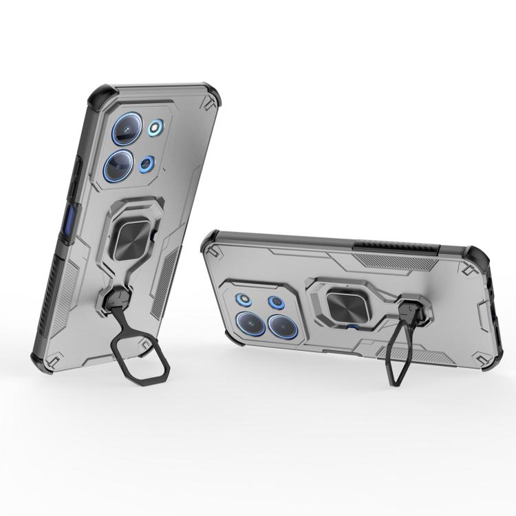 For Redmi 15C 5G / 4G Global 171mm Metal Kickstand TPU Hybrid PC Phone Case