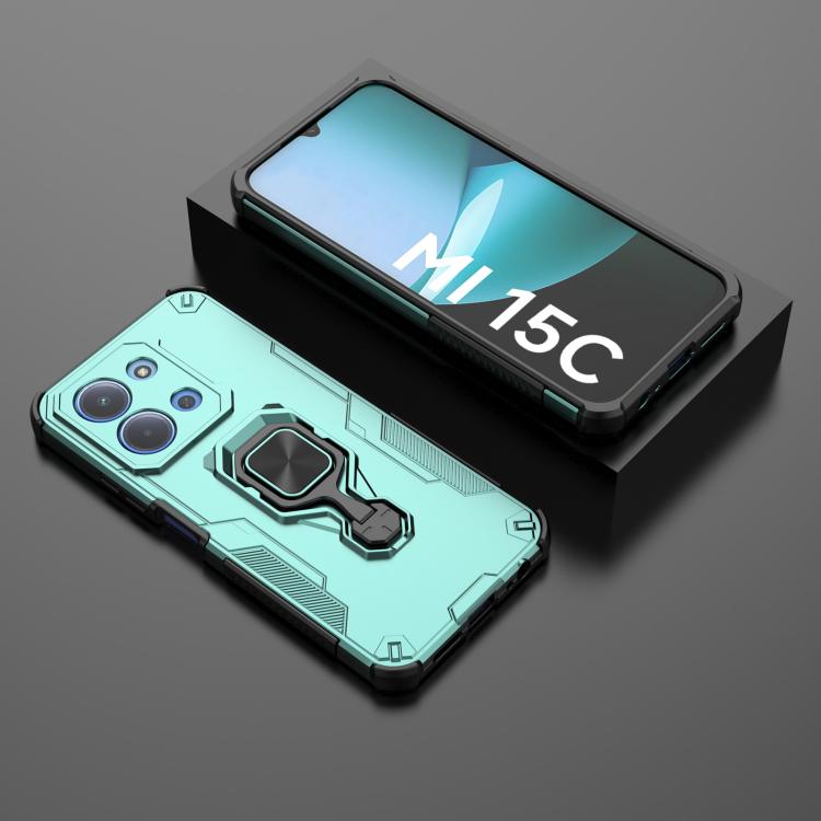For Redmi 15C 5G / 4G Global 171mm Metal Kickstand TPU Hybrid PC Phone Case