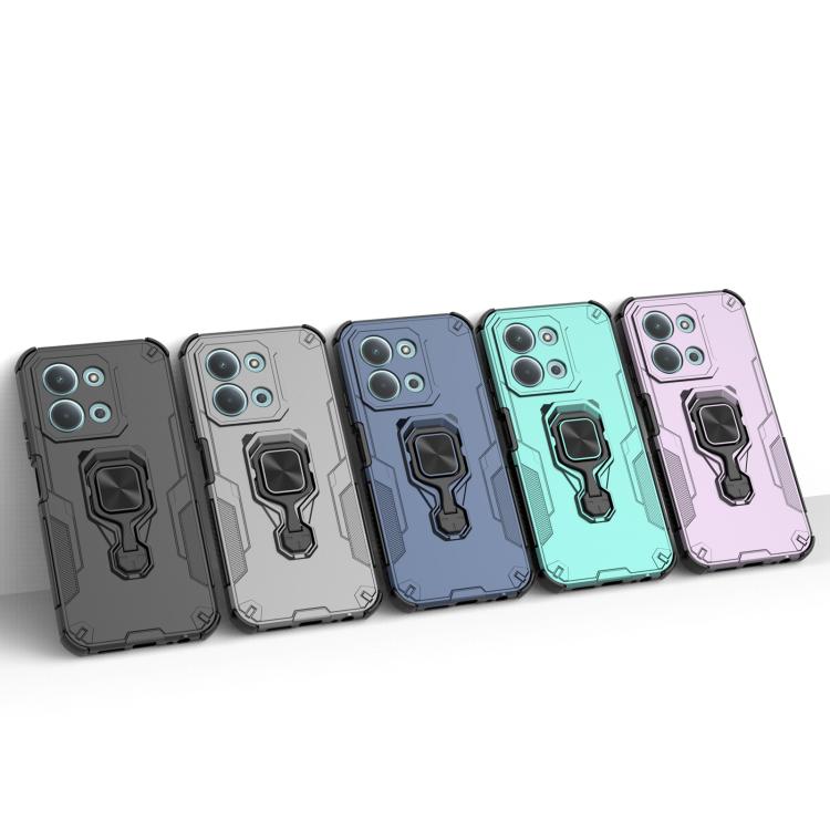 For Redmi 15C 5G / 4G EU 173mm Metal Kickstand TPU Hybrid PC Phone Case