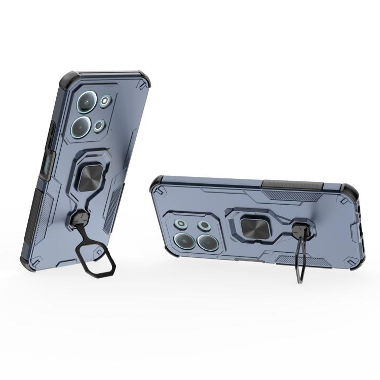 For Redmi 15C 5G / 4G EU 173mm Metal Kickstand TPU Hybrid PC Phone Case