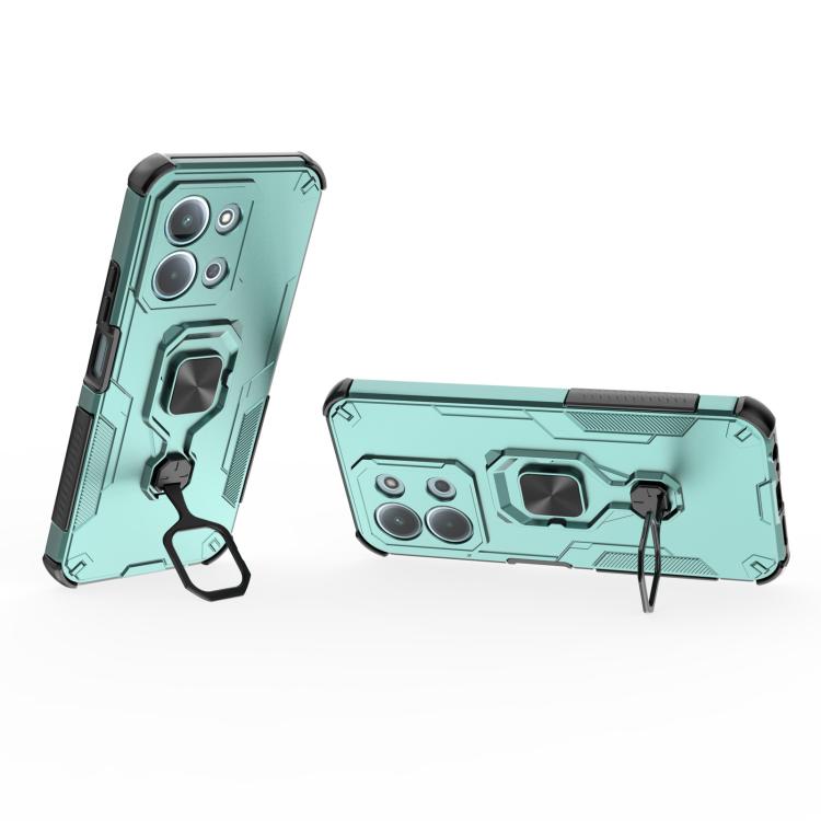 For Redmi 15C 5G / 4G EU 173mm Metal Kickstand TPU Hybrid PC Phone Case