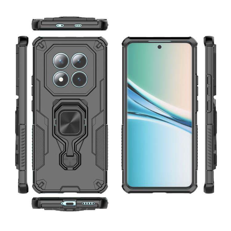For Redmi Note 15 5G / 4G Global 164mm Metal Kickstand TPU Hybrid PC Phone Case