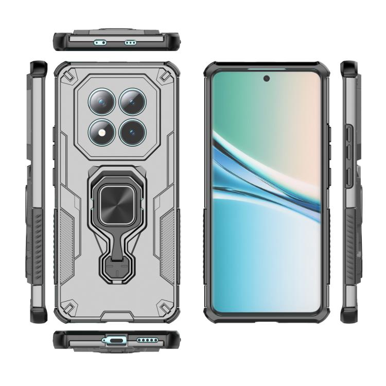 For Redmi Note 15 5G / 4G Global 164mm Metal Kickstand TPU Hybrid PC Phone Case