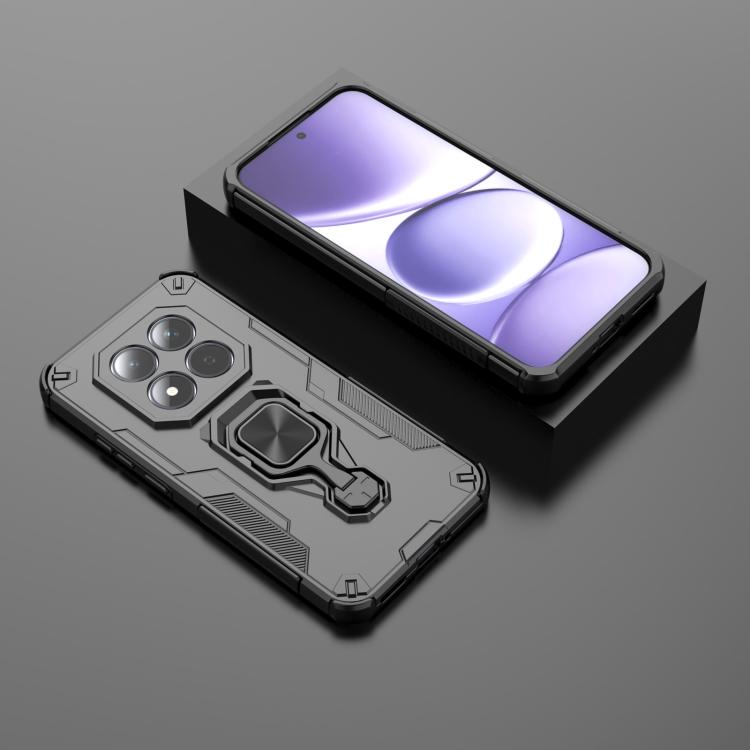 For Redmi Note 15 Pro 5G Global 163.6mm Metal Kickstand TPU Hybrid PC Phone Case