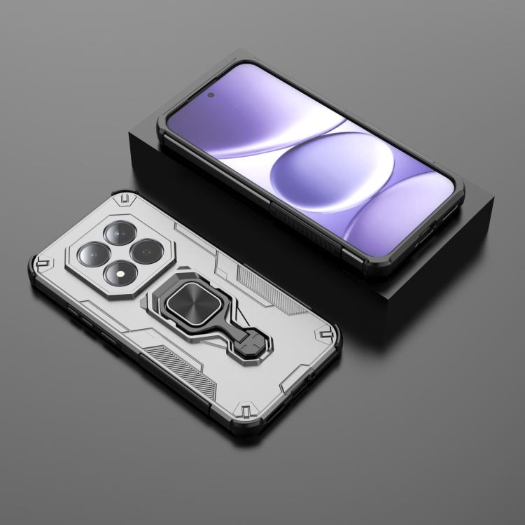 For Redmi Note 15 Pro 5G Global 163.6mm Metal Kickstand TPU Hybrid PC Phone Case