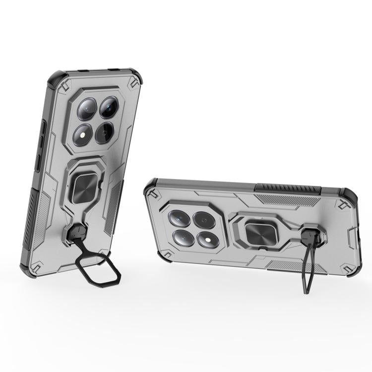 For Redmi Note 15 Pro 5G Global 163.6mm Metal Kickstand TPU Hybrid PC Phone Case